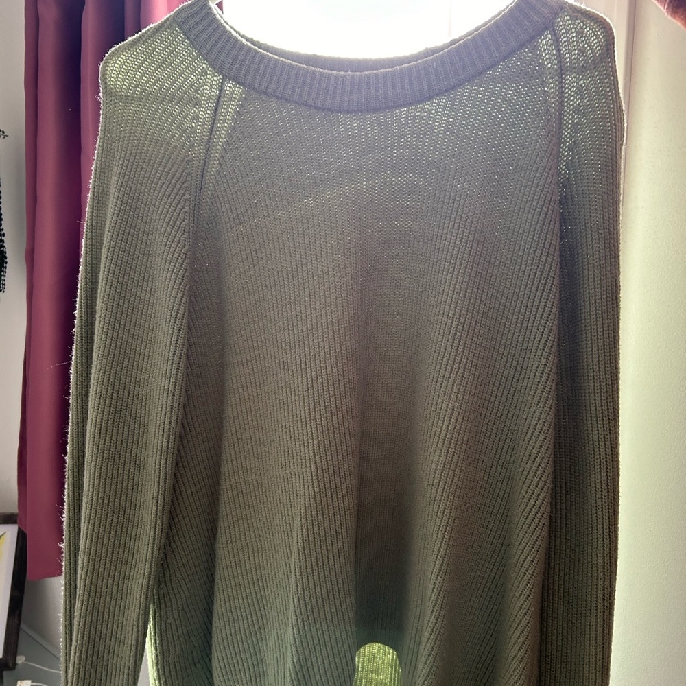 Light green women’s sweater